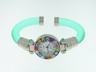 art: 797
descr.: orologio cinturino in plastica verde
price euro = 20